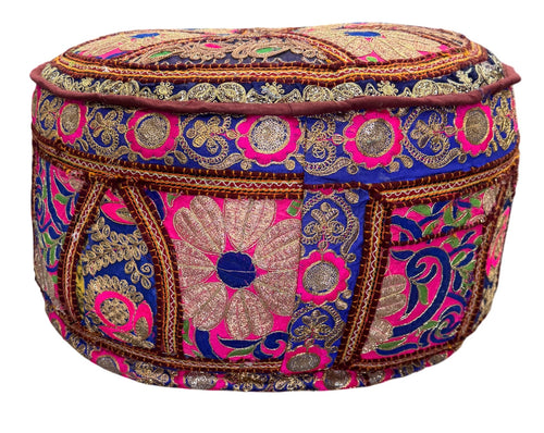 Fabric ottoman
