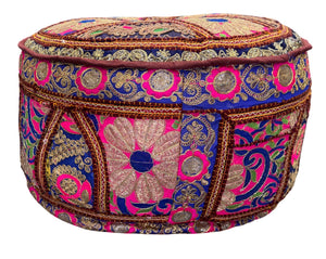 Fabric ottoman