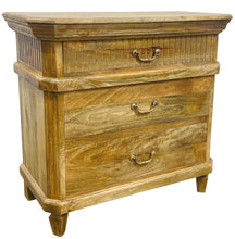 3 drawer large bedside / sidetable
