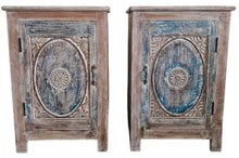 Carved bedsides