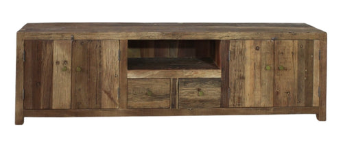 Rustic entertainment unit