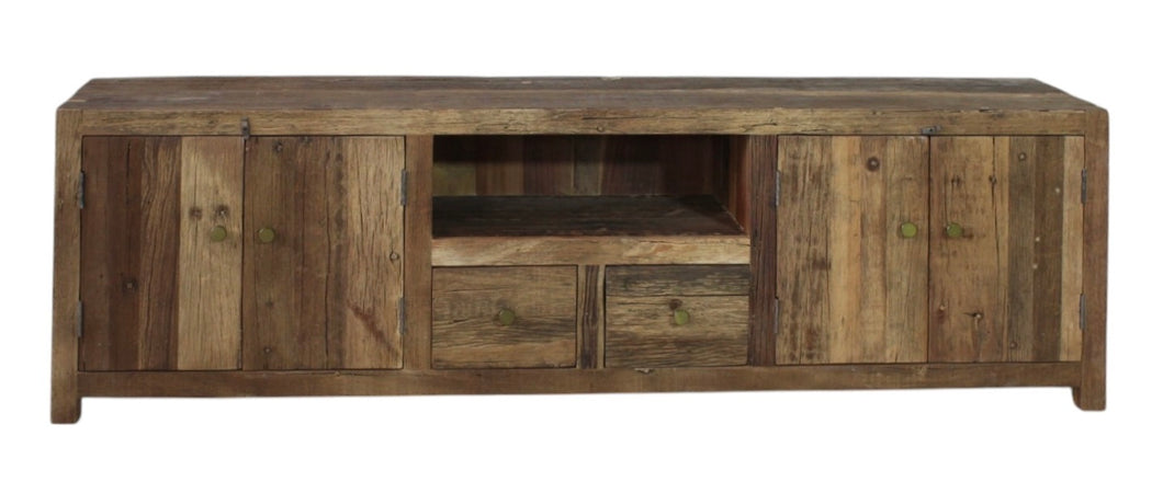 Rustic entertainment unit
