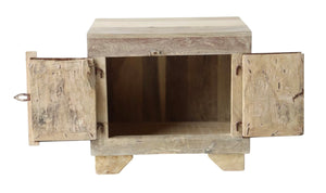 2 door low  side table / bedside