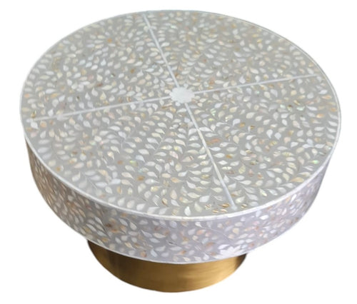 Mother of pearl coffee table