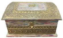 Brass timber box