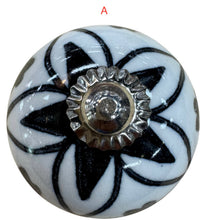 Handmade ceramic knobs -