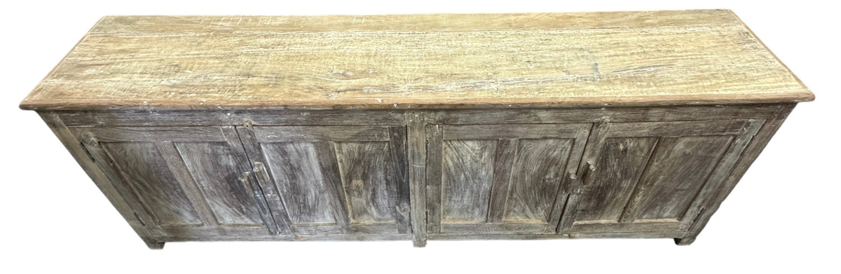 Teak low sideboard / t v unit