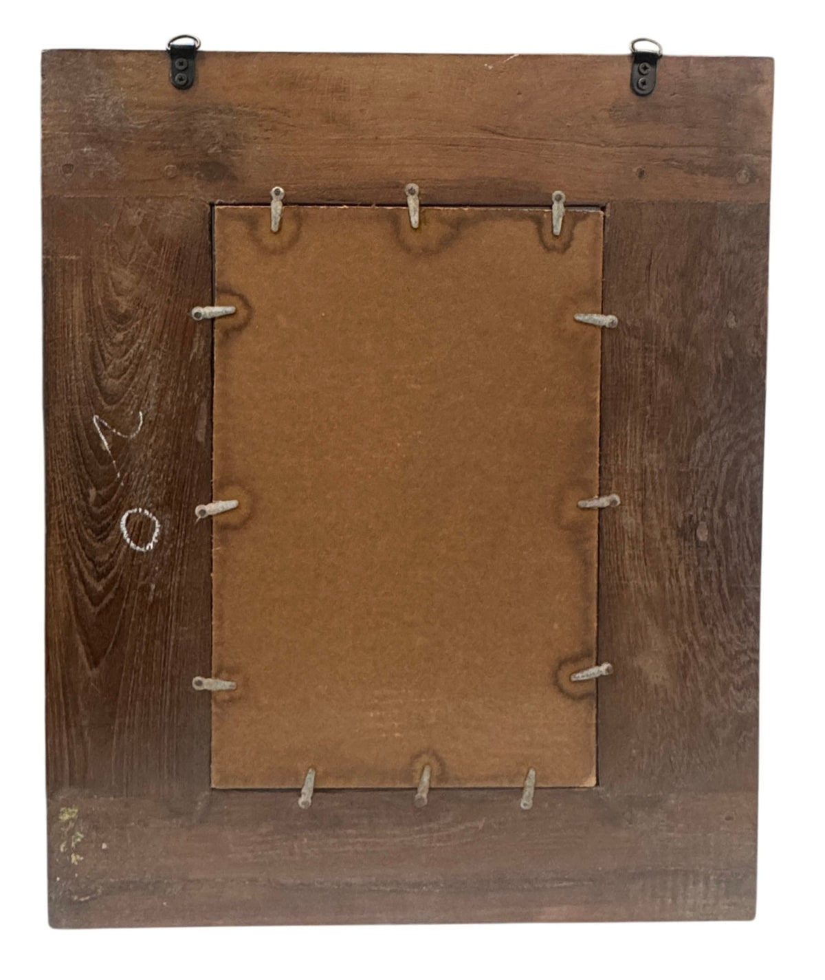 Old teak mirror