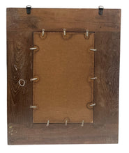 Old teak mirror