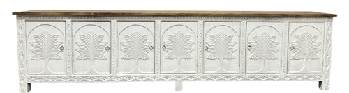 White Low Sideboard / Entertainment Unit