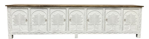 White Low Sideboard / Entertainment Unit