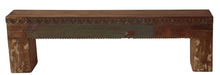 Ultra narrow teak bench