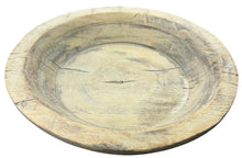 Round timber bowl