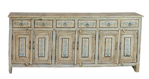 Large hand painted sideboard