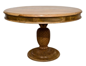 Round pineapple dining table large