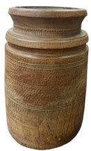 Vintage wooden pot