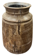 Vintage wooden pot