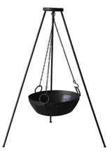 Hanging fire pit