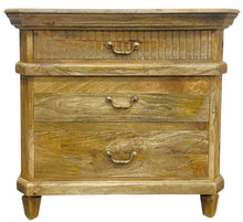 3 drawer large bedside / sidetable