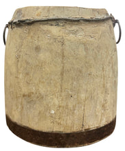 Vintage wooden pot