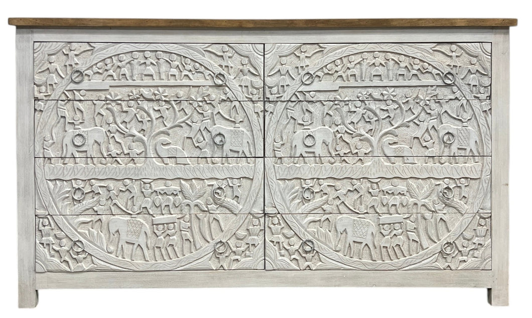 6 large drawer sideboard