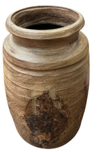 Vintage wooden pot
