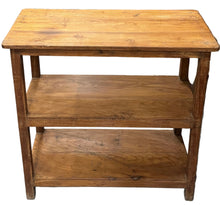 Vintage teak open bookshelf