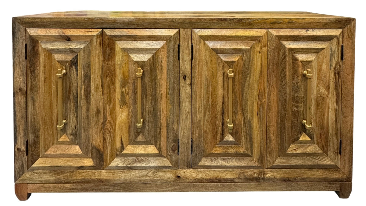 4 door natural sideboard