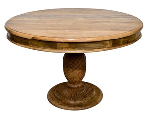 Round pineapple dining table