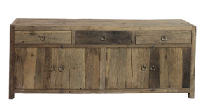 Teak root  low sideboard