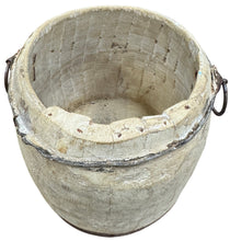 Vintage wooden pot