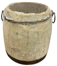 Vintage wooden pot