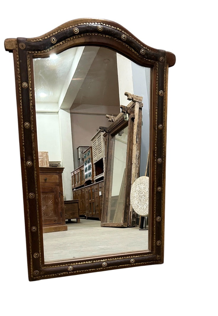 Cart mirror rustic