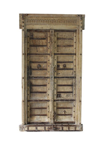 Old door with frame