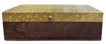 Brass timber box