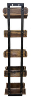 Wall hanging wooden brick mould