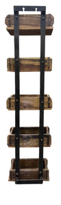 Wall hanging wooden brick mould