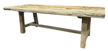 Antique teak wood bench