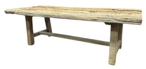 Antique teak wood bench