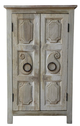 2 door narrow cabinet