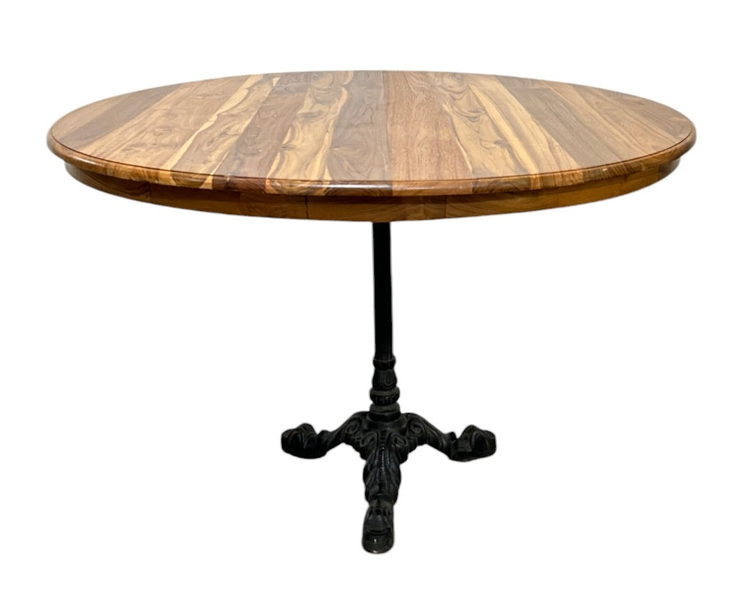 Round Dining Table Teak Top