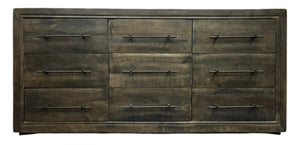 large sideboard with drawers dark timber India 