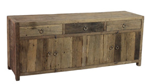 Teak root  low sideboard