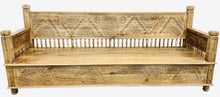 Wooden carved sofa / day bed
