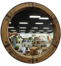 Cart wheel mirror