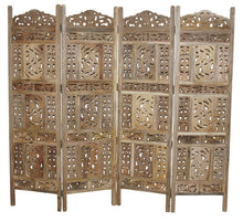 4 panel timber screen