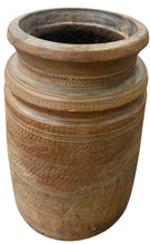 Vintage wooden pot