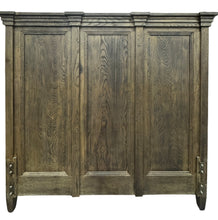 American oak queen bedhead