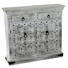 2 door 2 drawer narrow cabinet