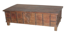 Rustic coffee table with storage